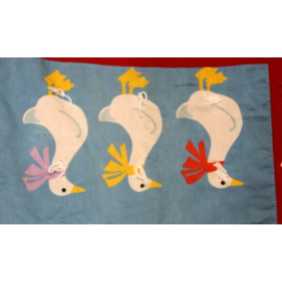 Elephant Zebra Goose Duck Baby Blanket Reversible Comforter Handmade Boy Girl - Picture 8 of 11
